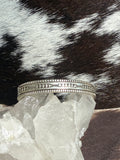 Sterling silver cuff