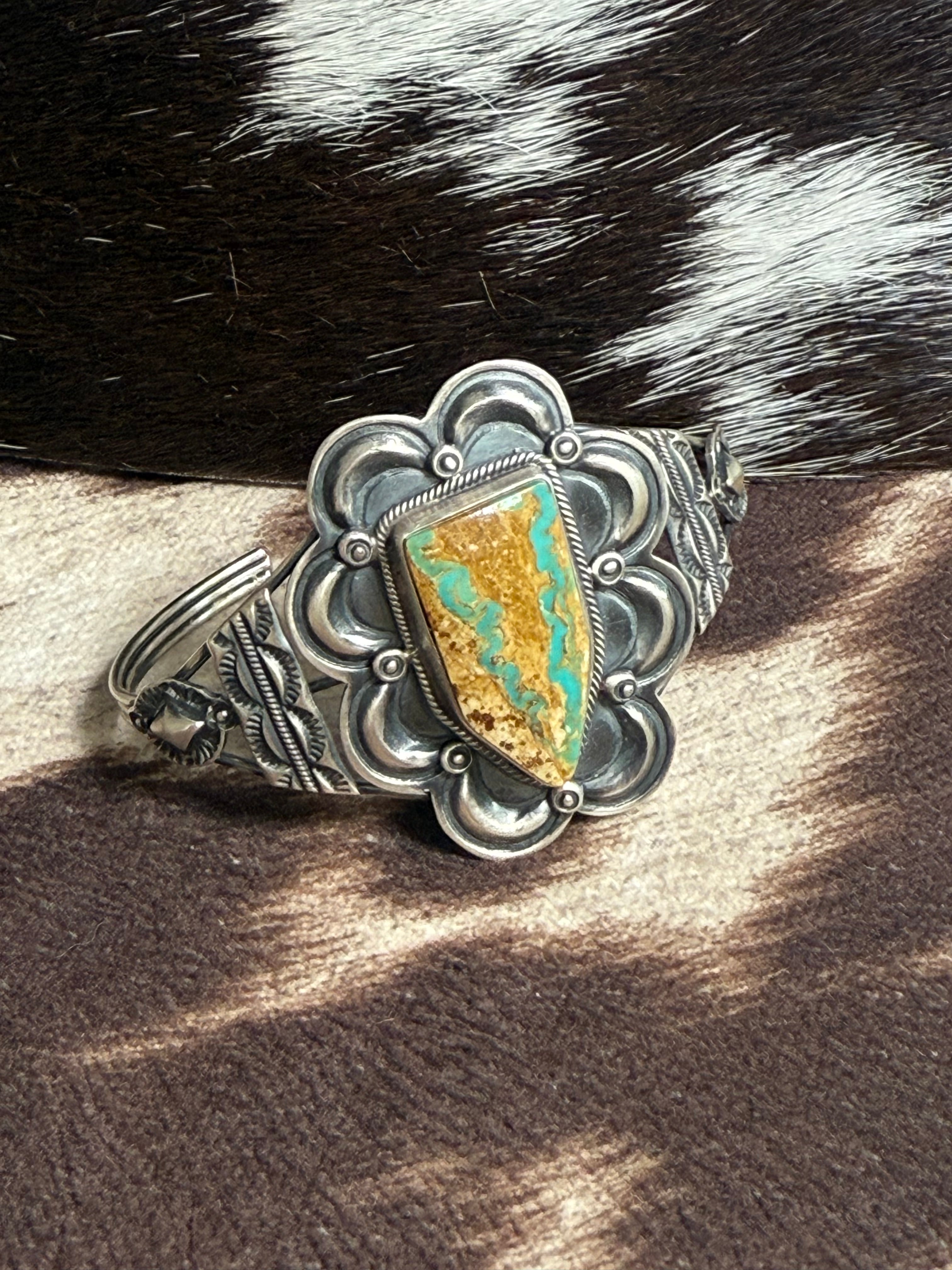 Sterling silver Ribbon Royston cuff