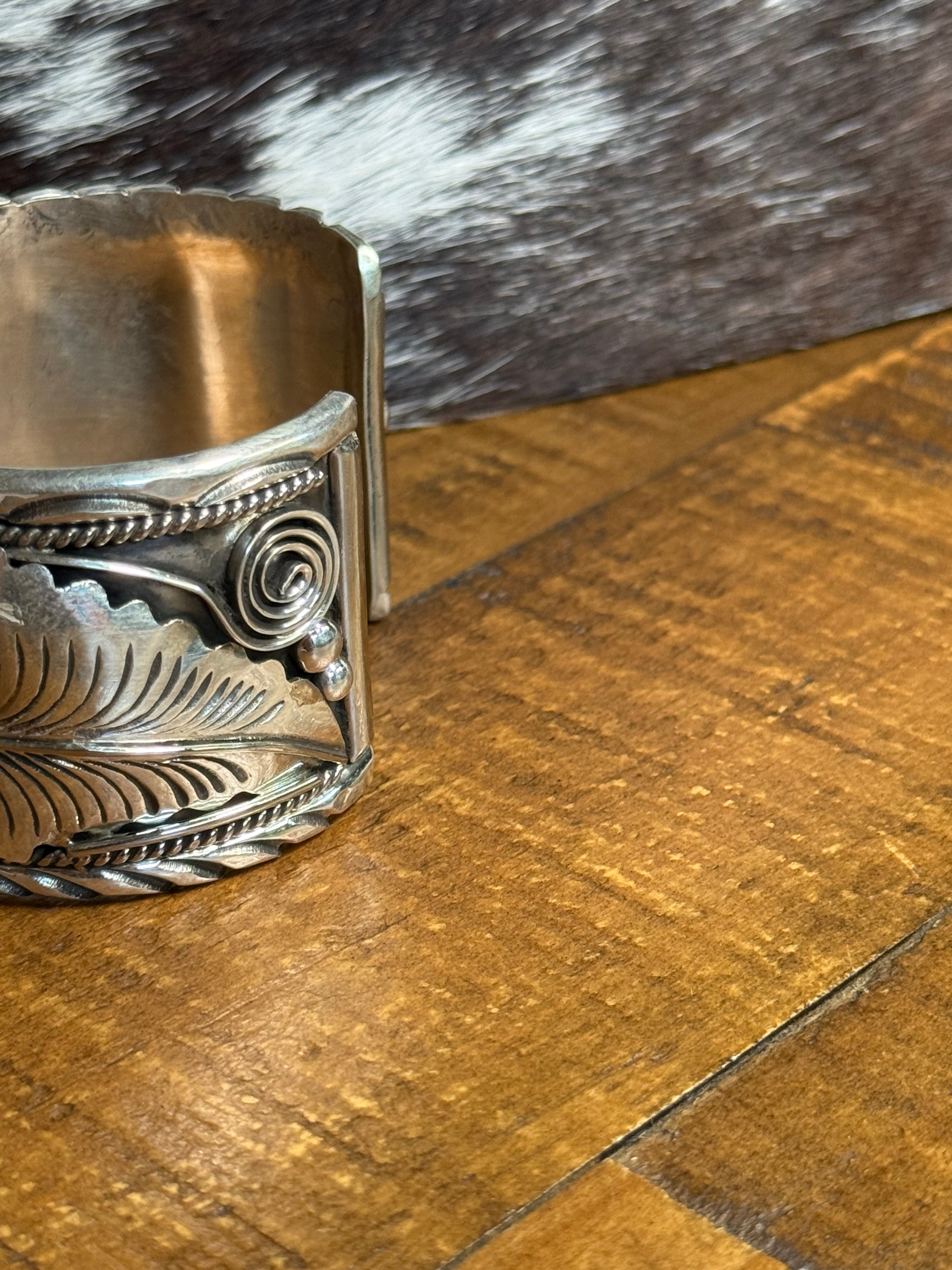 Sterling silver Traditional Native Cuff