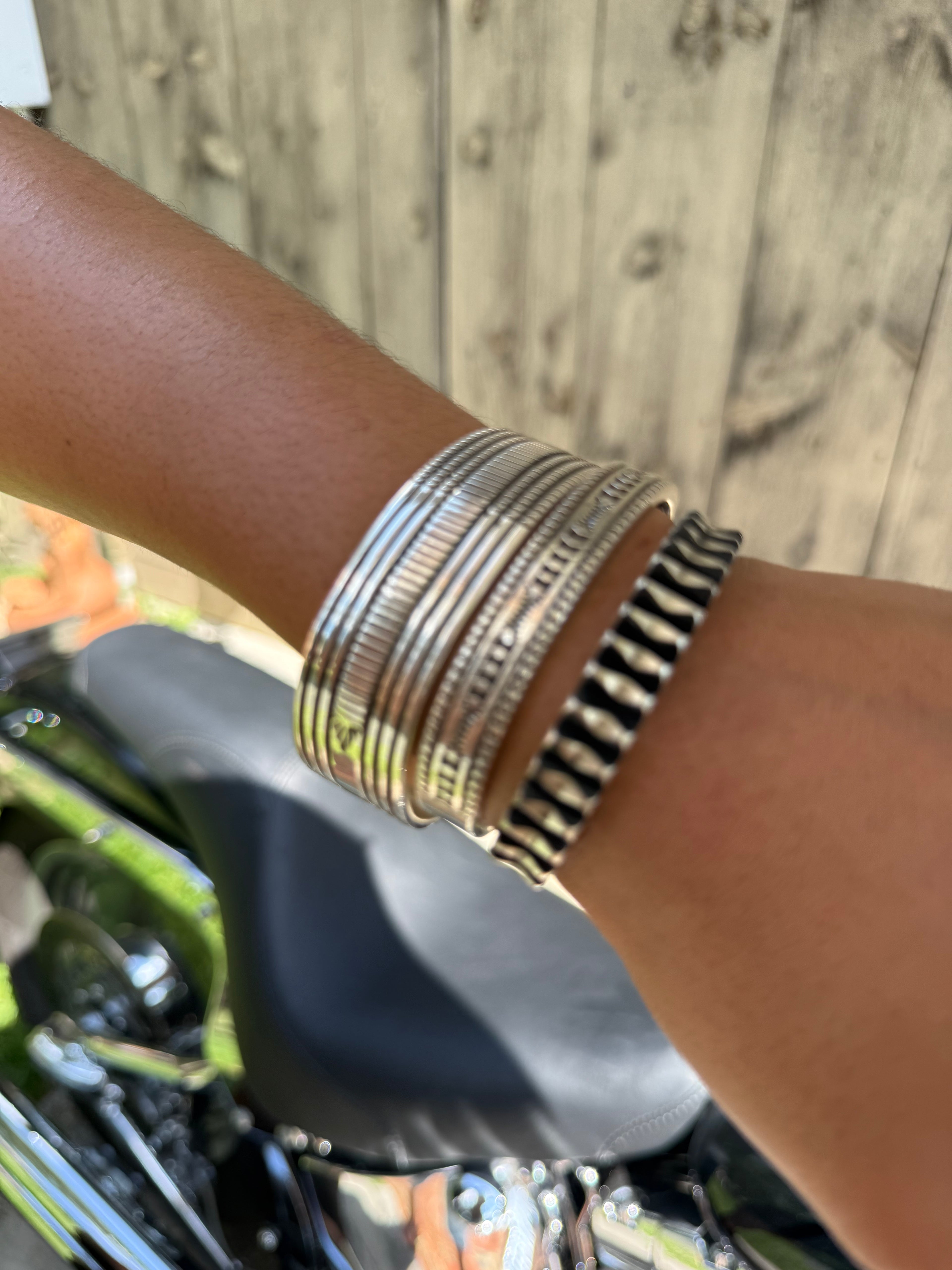 Sterling silver cuff