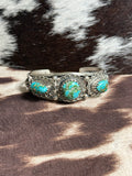 Sterling silver 3 Stone cuff