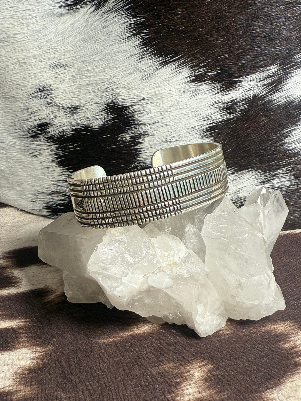 Sterling silver solid heavy cuff