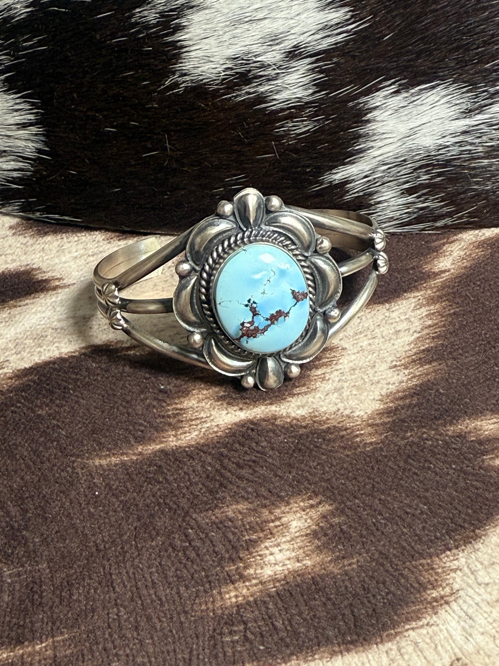 Sterling silver Golden Hills cuff