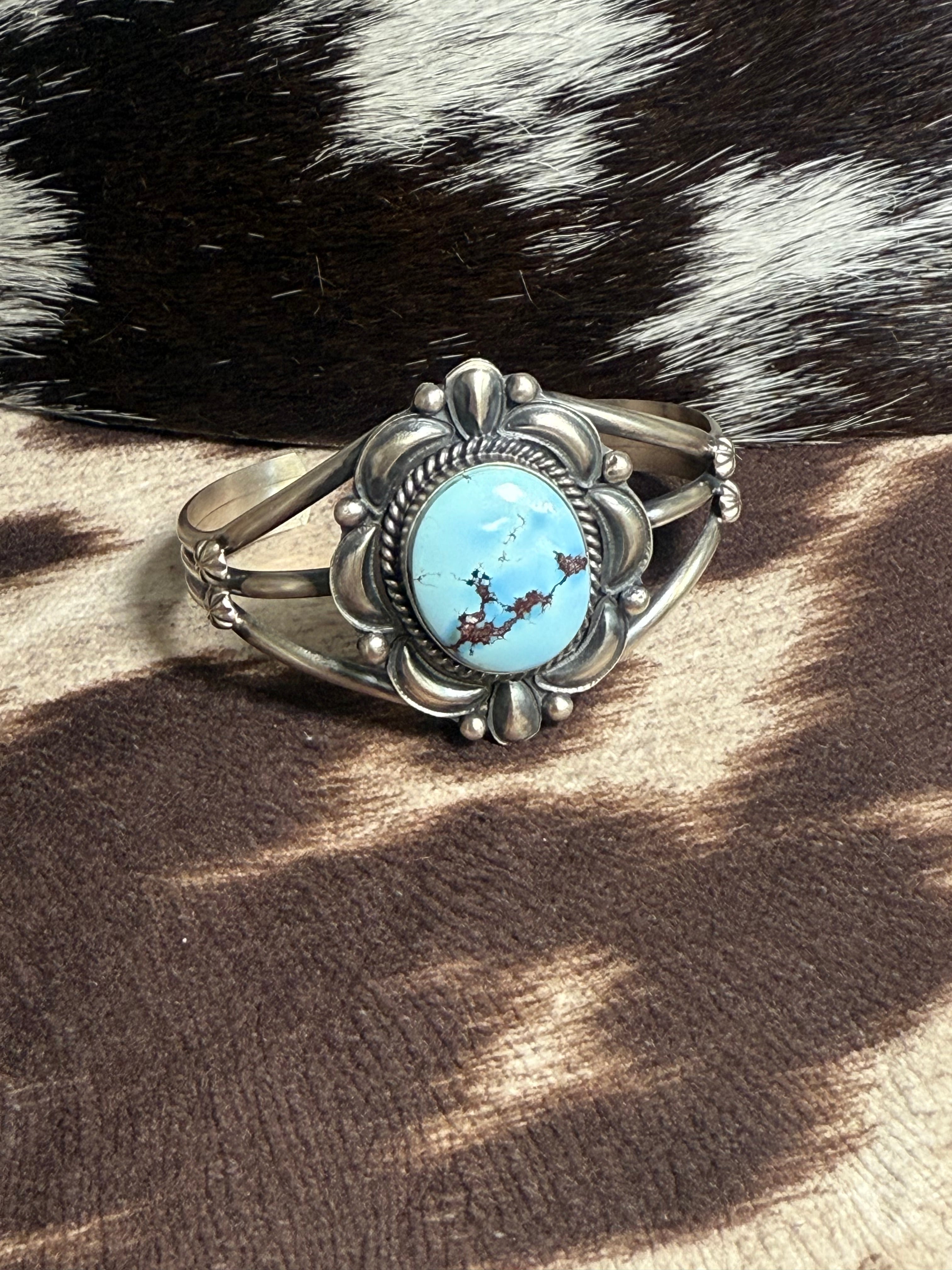 Sterling silver Golden Hills cuff