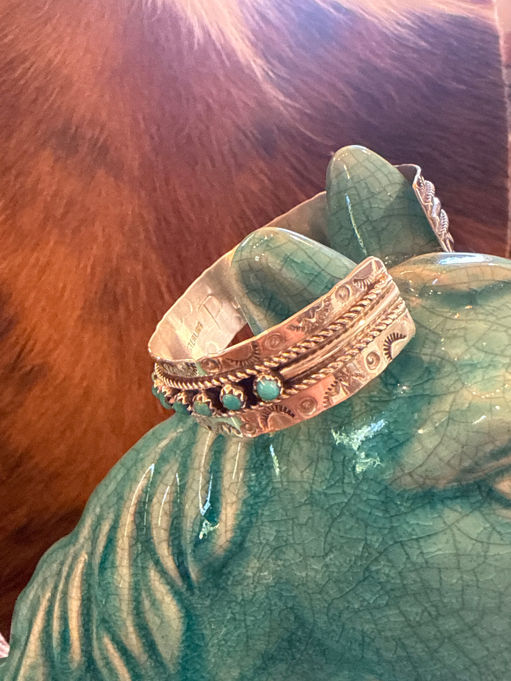 Sterling silver Snake Eye cuff