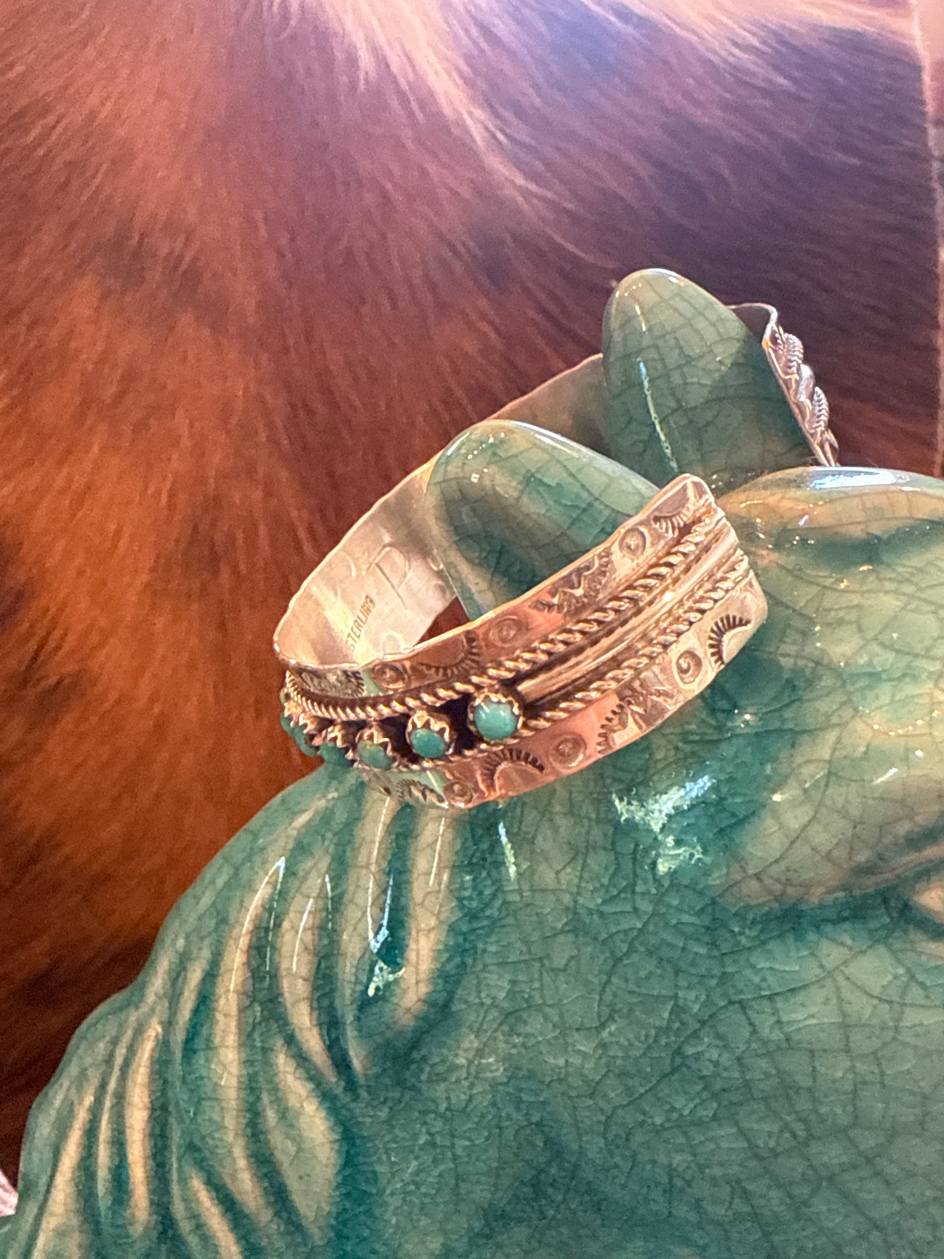 Sterling silver Snake Eye cuff