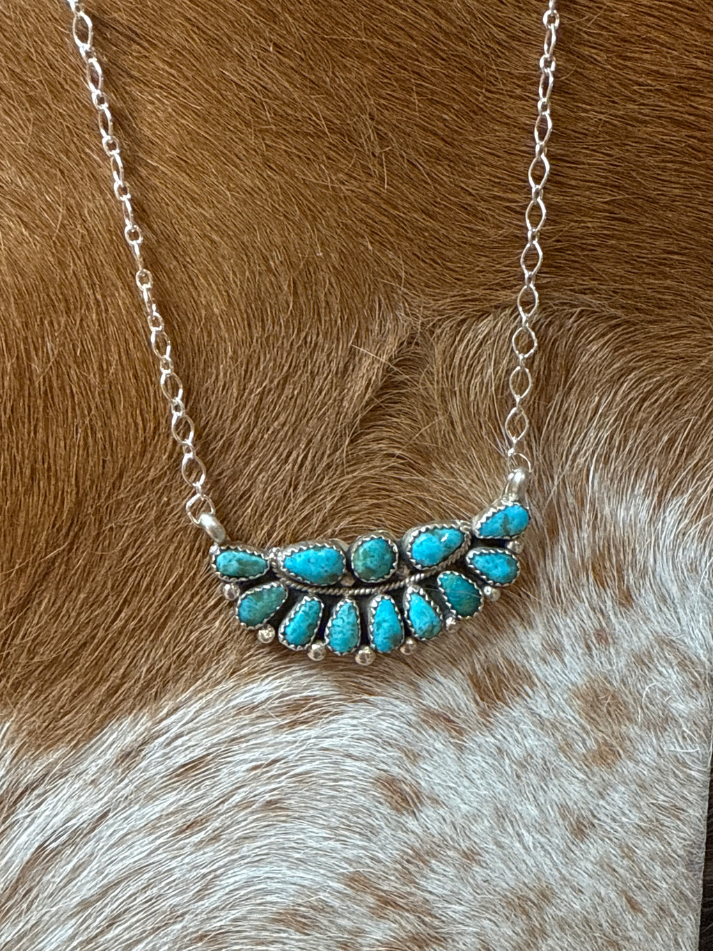 Sterling silver bar necklace