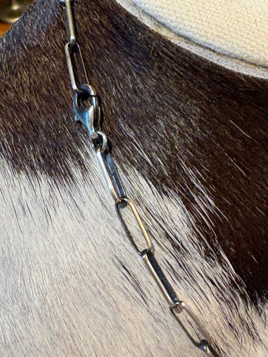 Sterling Silver Spiny Oyster Lariat/Earrings