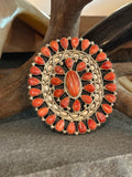 Sterling Silver Spiny Oyster Ring