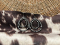 Sterling Silver Bead Hoop Earrings