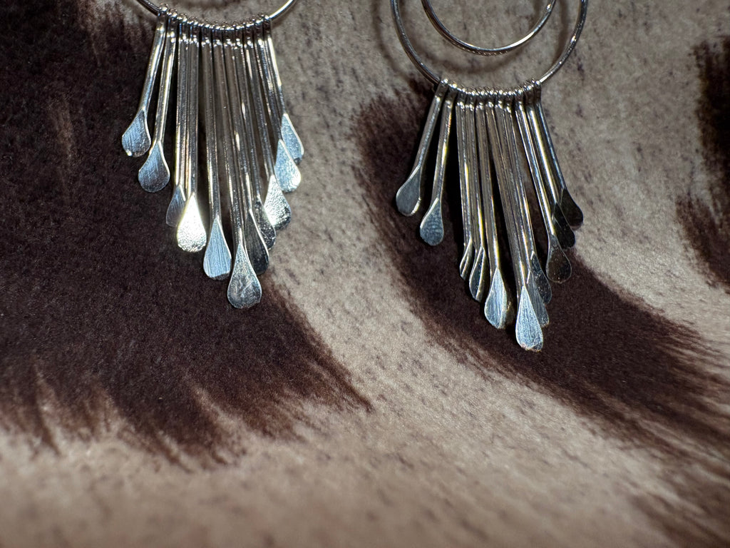 Sterling Silver Turquoise Dangle Earrings