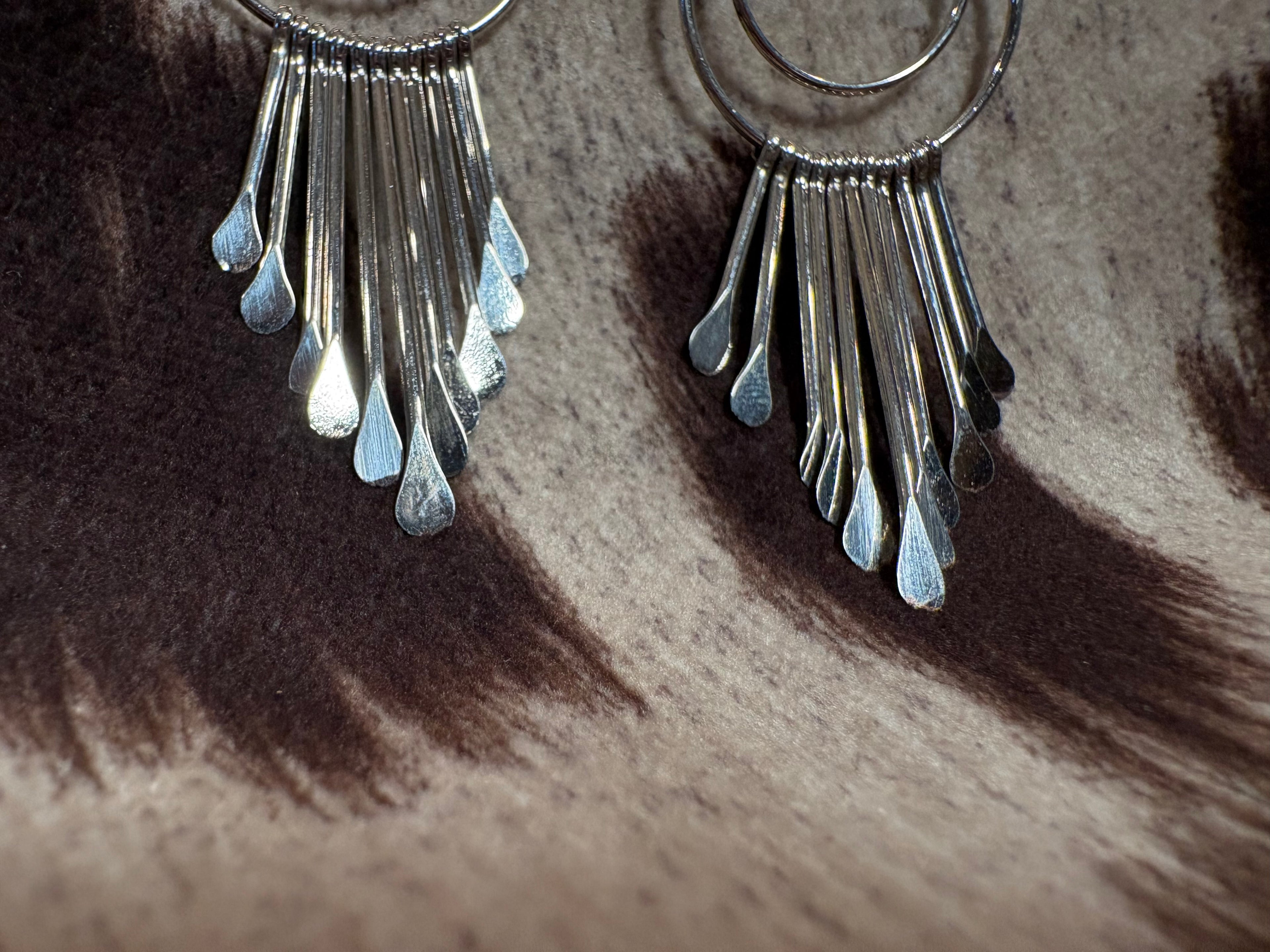 Sterling Silver Turquoise Dangle Earrings