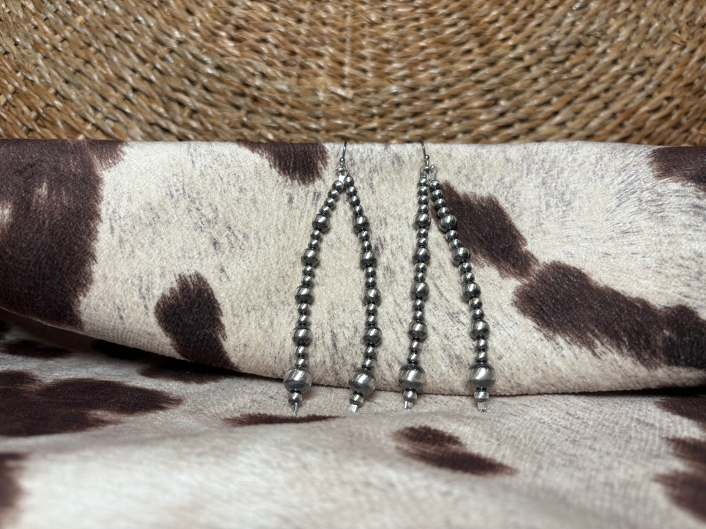 Sterling Silver Bead Earrings