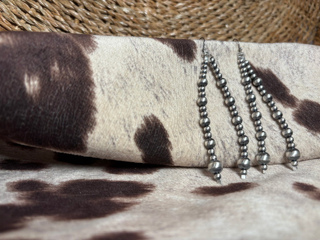 Sterling Silver Bead Earrings