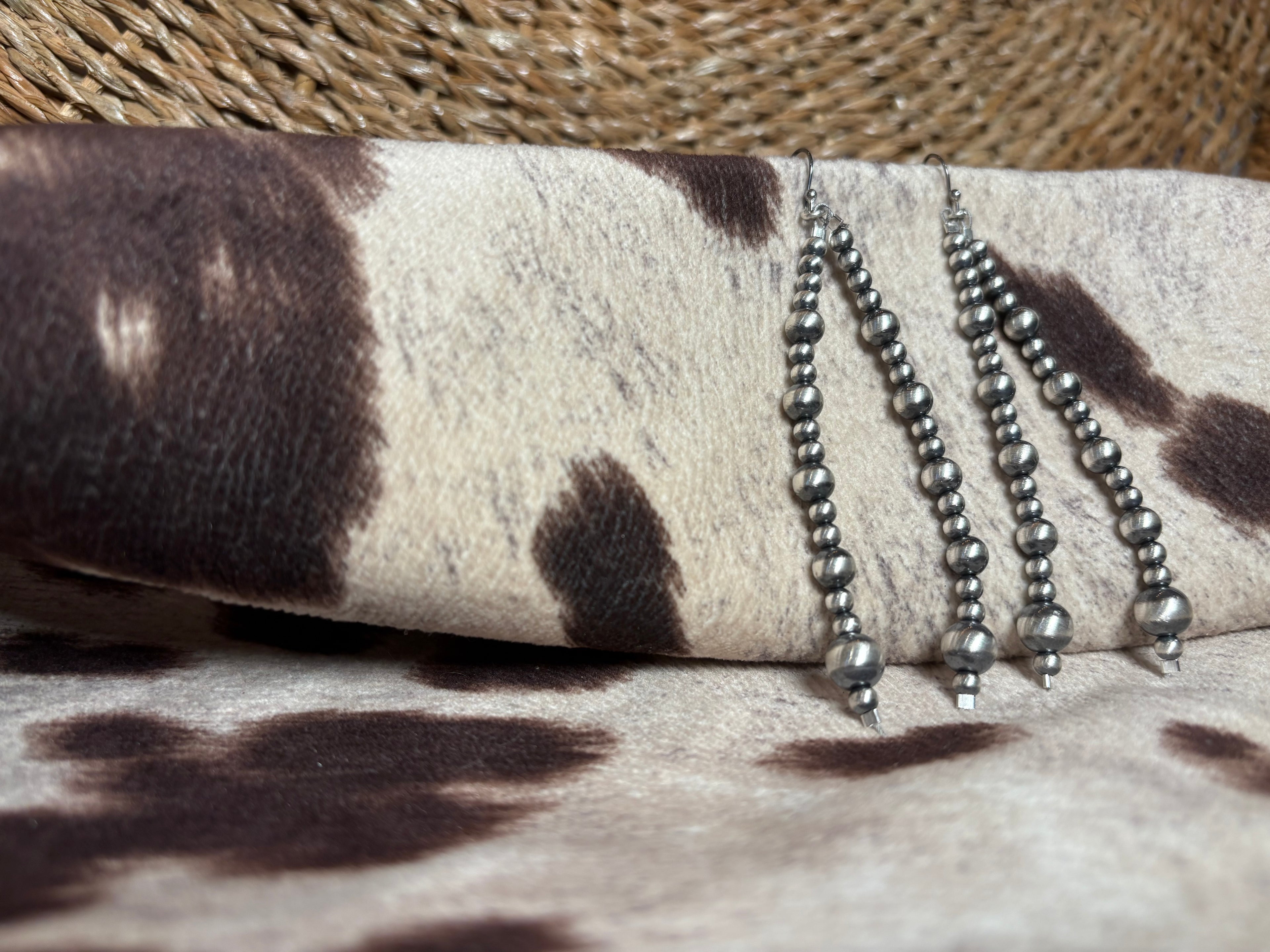 Sterling Silver Bead Earrings