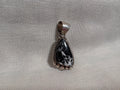 Sterling Silver White Buff Pendant
