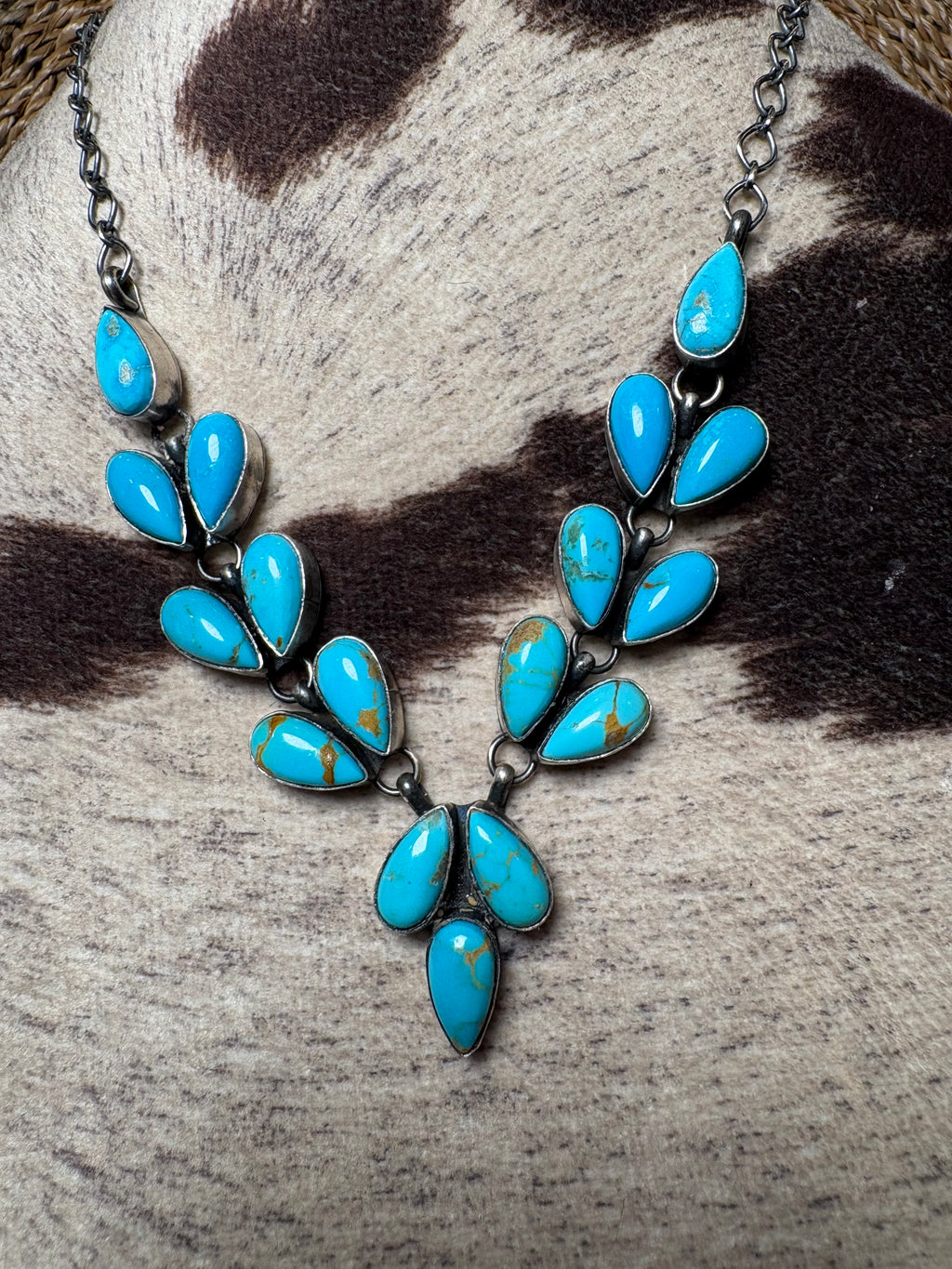 Sterling Silver Turquoise Lariat