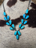 Sterling Silver Turquoise Lariat