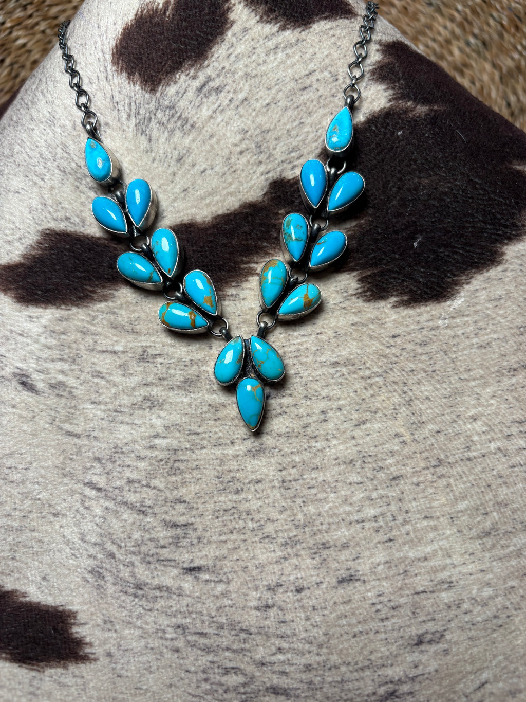 Sterling Silver Turquoise Lariat