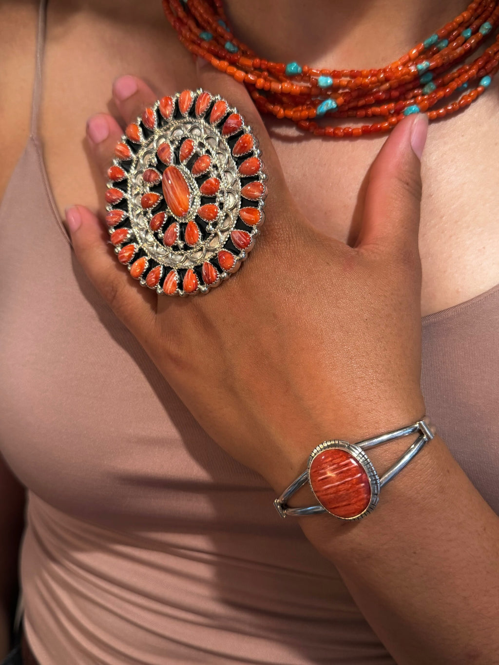 Sterling silver Spiny cuff