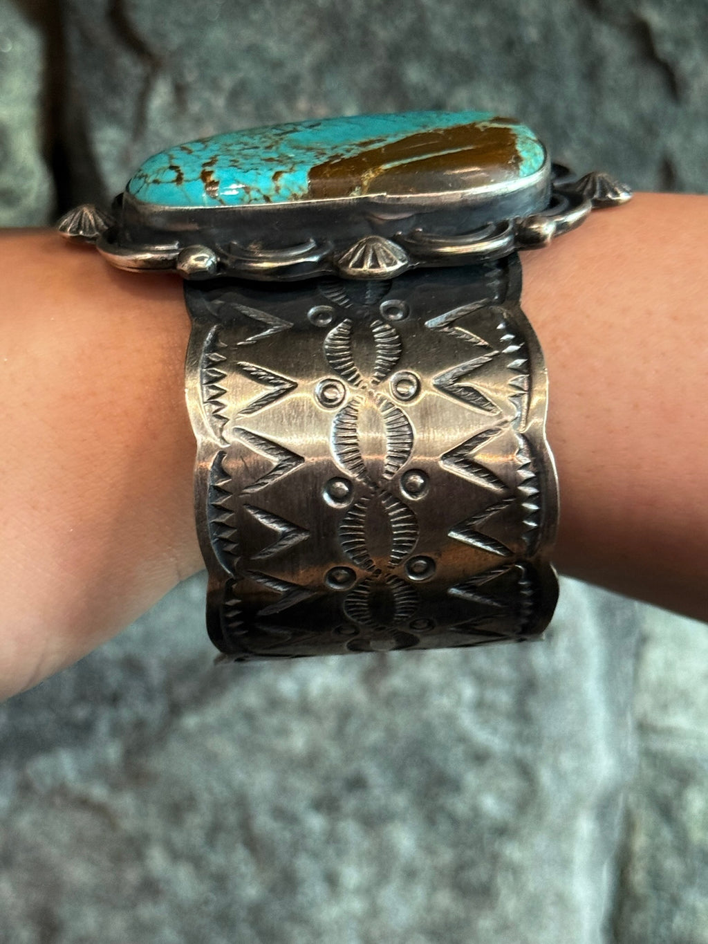 Sterling Silver Mine 8 Chimney Butte Cuff