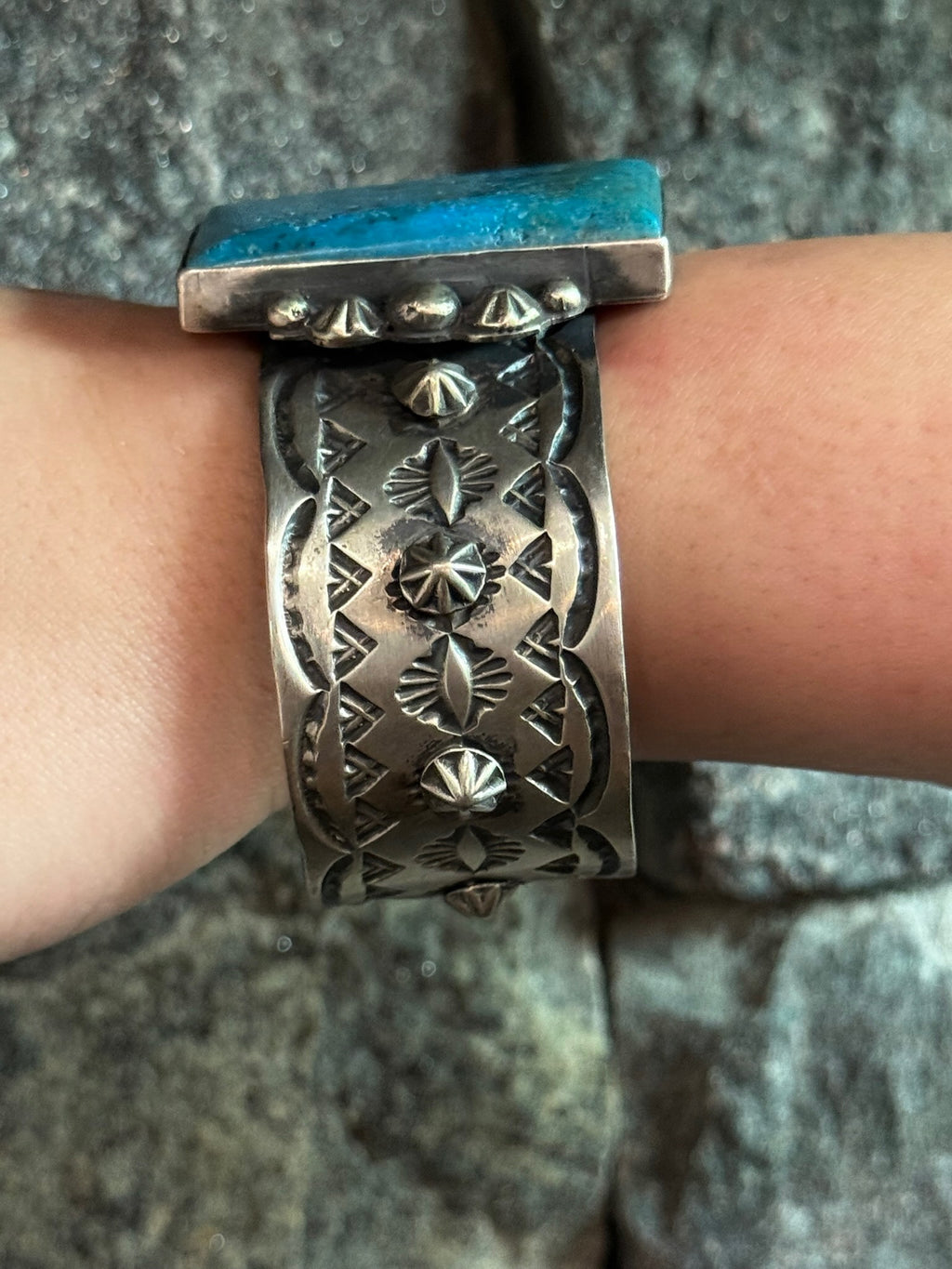 Sterling Silver Royston Chimney Butte Cuff