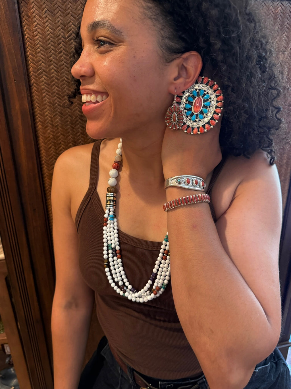 Sterling Silver Spiny with Turquoise Ring