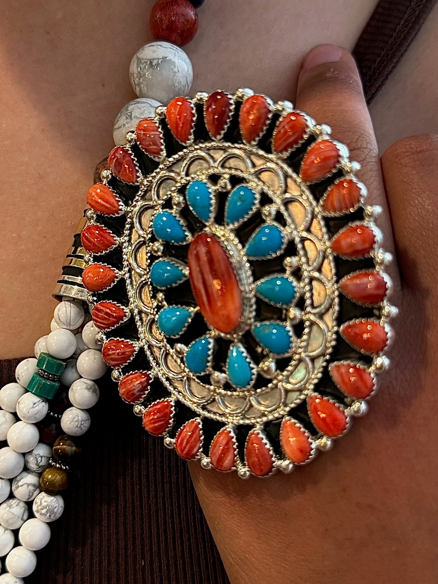 Sterling Silver Spiny with Turquoise Ring