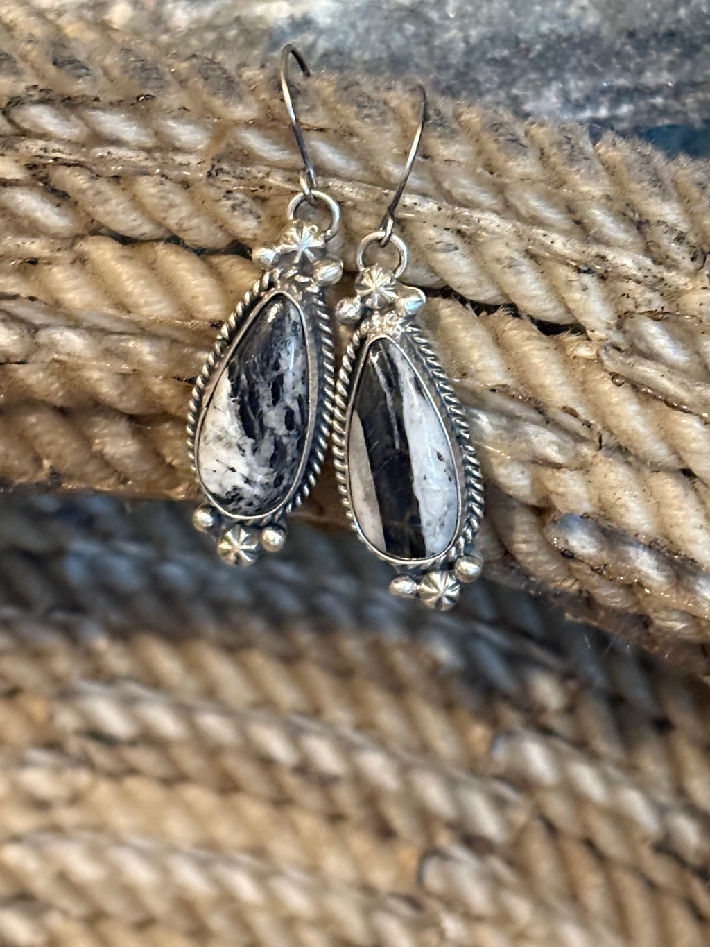 Sterling Silver Squash Blossom Necklace/Earrings